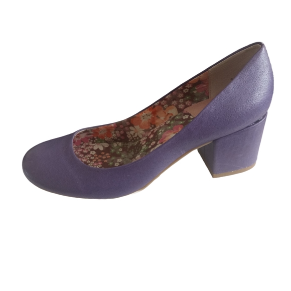NWOT BC Round-Toe Purple Pump - Picture 9 of 14